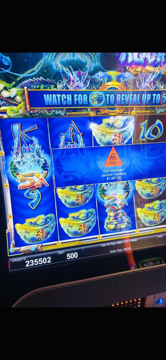 JaidenBenzz13's tweet image. Thank you lord 🫡💰 #handpay  #frequency #casino