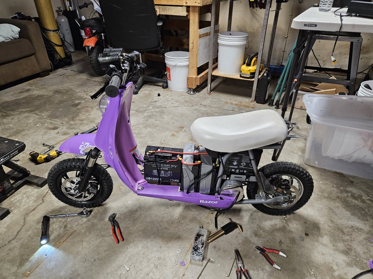 If you're in Santa Barbara and stole my custom built electric pink Barbie scooter last night. I am not mad, I just hope you have fun with it And then I hope the front axel snaps and all your teeth get smashed out you fucking rat bitch. I will never stop looking for you until th