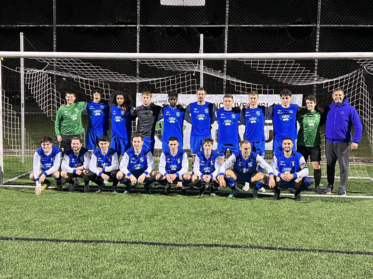 vincenzo25's tweet photo. @VISLinfo @vicwestfc @timescolonist @GorgeFC @CookStreetUtd @FVSL1 And in the final game, the #VISL #Div1 men defeat the #FVSL PREMIER in PKโs as well. Salem Almardy of @vicwestfc with game MVP honours after he scores a magic FK over the wall at 90โ, then roofs the winning PK. #BackToBack World Champions led by Coach Bhopal of @LakehillSA !!!!! https://t.co/D6kZbA3N1V