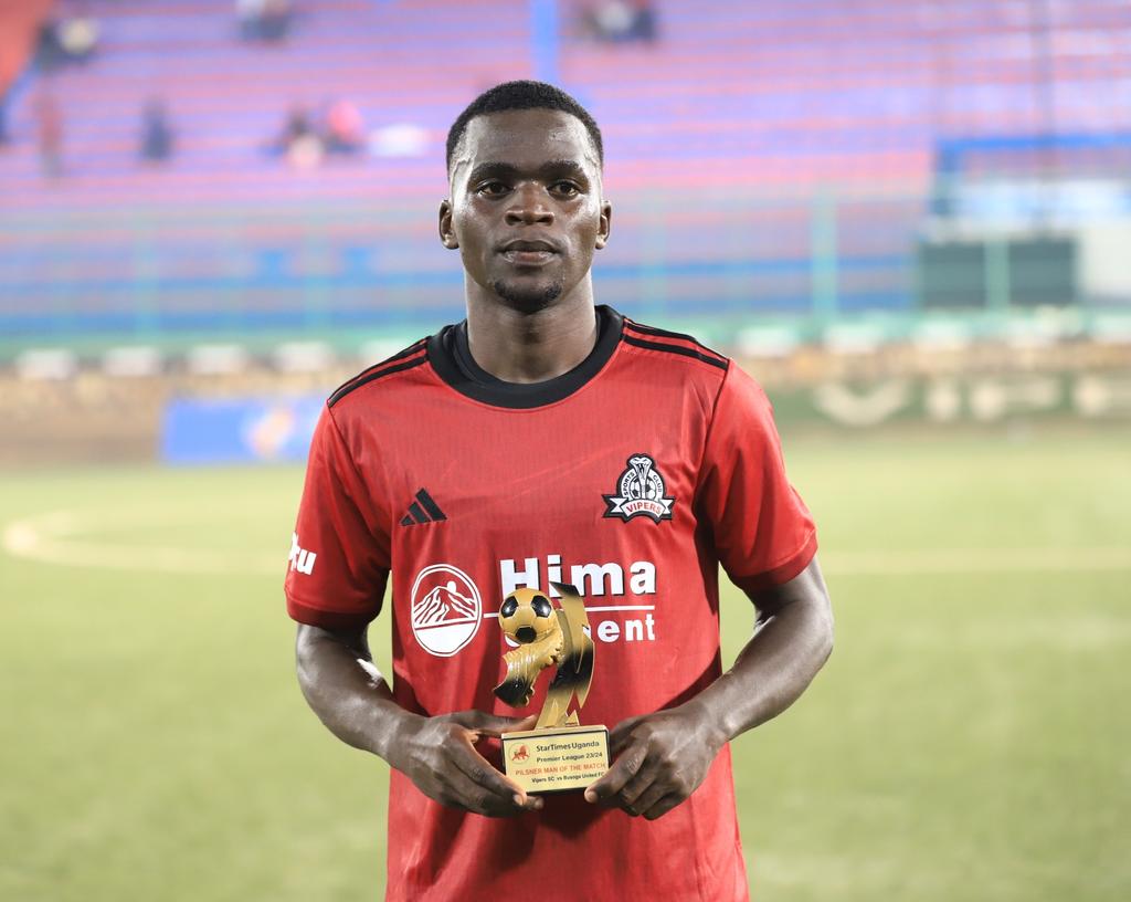 VipersXtra's tweet photo. Appreciation  tweet 
MOTM tonight #VIPBUS 

📸 [ @sportslens1 ] 🌑🔴⤵

#HalaVipers |  #VipersSC https://t.co/jj8dRH46MK