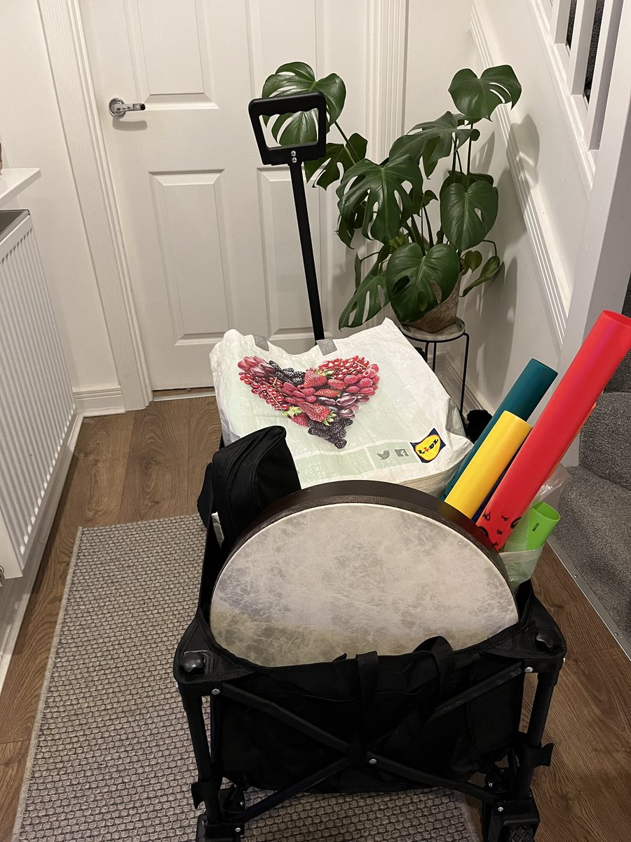 Very excited to be starting some community music therapy clinical work tomorrow with <a href="/soundemotive/">soundemotive music therapy</a> …. Loving my new trolley too (minus a keyboard, trumpet and guitar) 😁