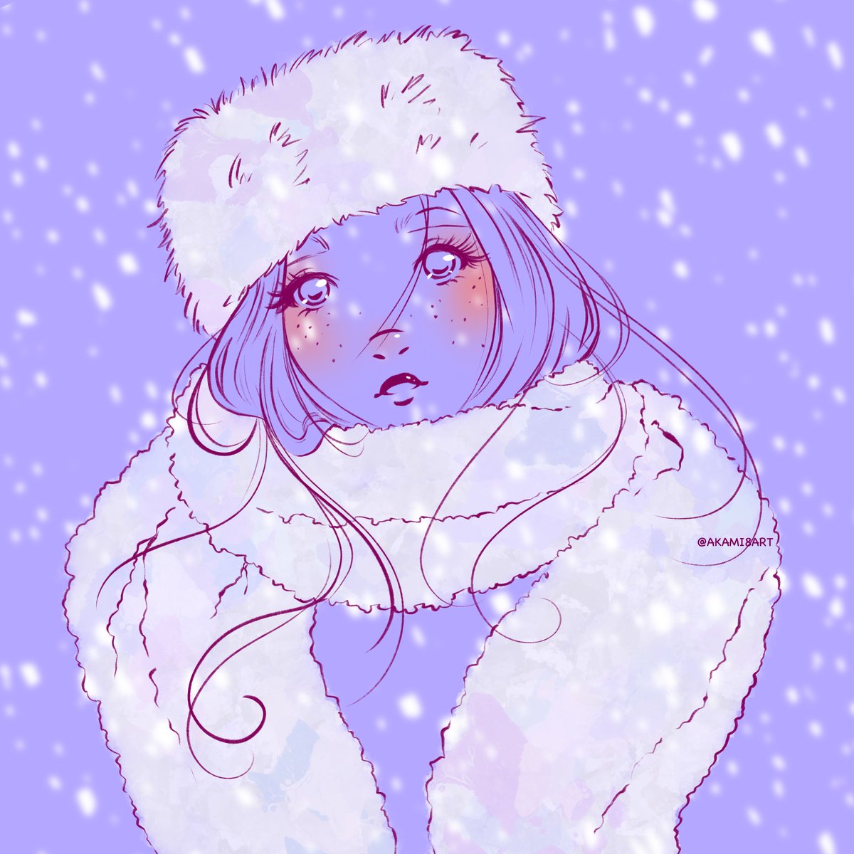 akamiart's tweet photo. Pues me ha gustado hacer estos dibujitos sencillos ❤️ #art #drawing #digitalart #illustration #winter https://t.co/REqv5FCiYG
