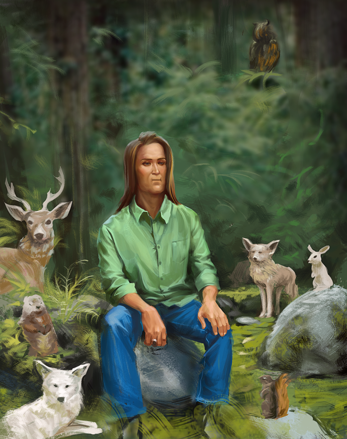 Floya_M's tweet photo. My Secret Santa gift for @MILICRAFT_psd because she likes animals so much https://t.co/0tUKPjMaPd