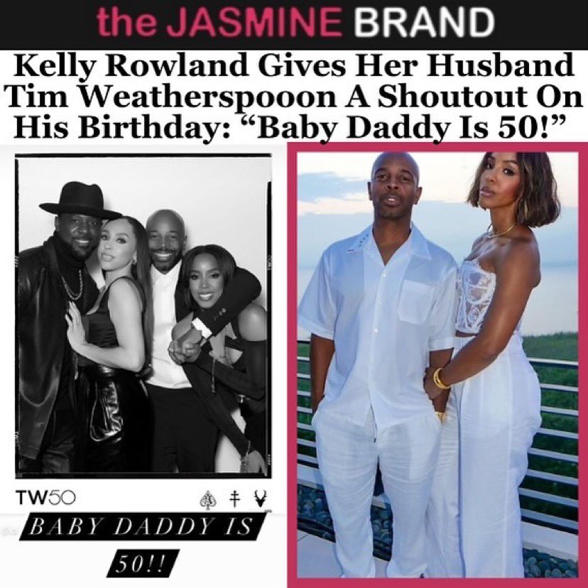 thejasminebrand's tweet photo. Happy 50th birthday to #KellyRowlands hubby #TimWeatherspoon 😍 https://t.co/BYgJIamyVO