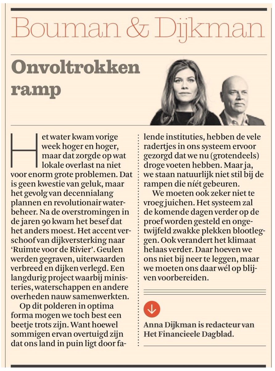 Mooie column.