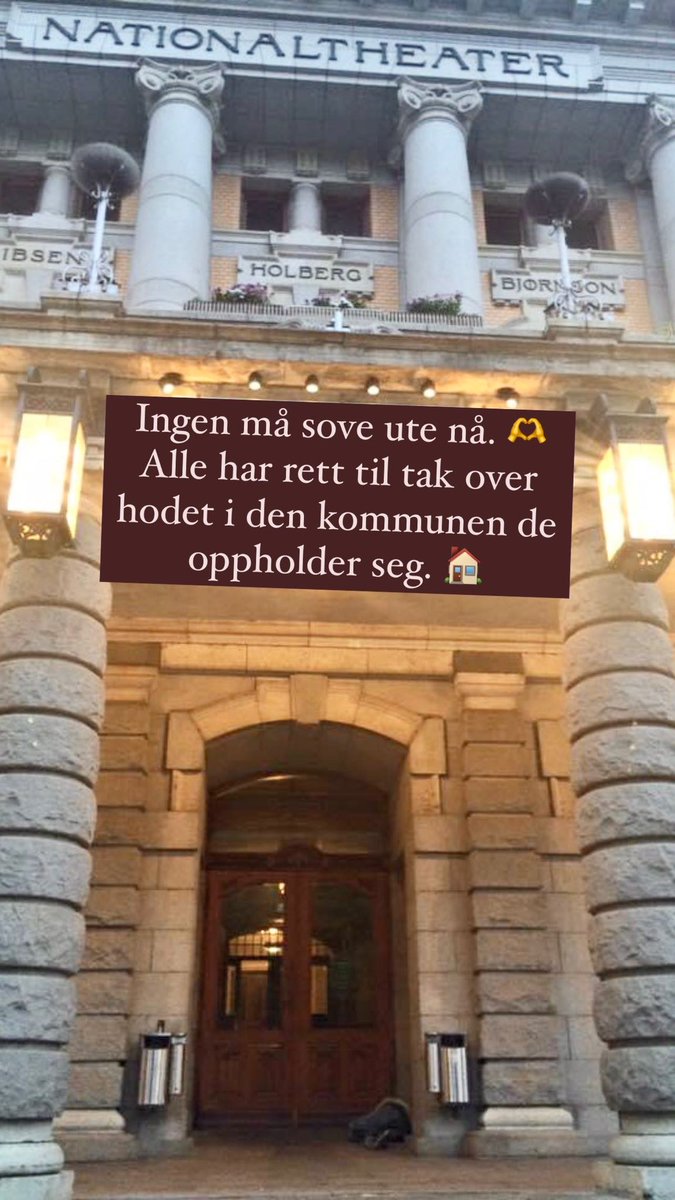 CMoksness's tweet photo. Kudos til @BaneNORSF! 
Forbilledlig at de har åpnet Oslo S for overnatting for de som ikke har tak over hodet. Kulda rammer utsatte og sårbare grupper hardt. Dette er samfunnsansvar i praksis. Alle har rett til tak over hodet. #oppholdskommuneprinsippet 
#rettforalle https://t.co/UBMnwzFZox