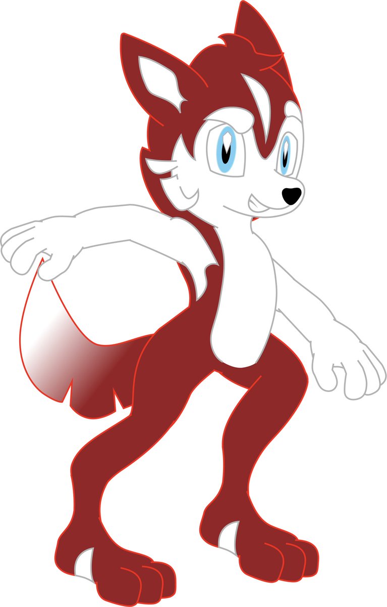 MysticWorldRT's tweet photo. Introducing Junior! 
The slightly younger brother of his twin sister Lucy.  Junior is a playful red husky dog. By the human age of 18, Junior learned to fight along side his sister Lucy to fend off Legion hunters to protect they’re friends. ❤️🩵🤍 https://t.co/eWumJKcGUD