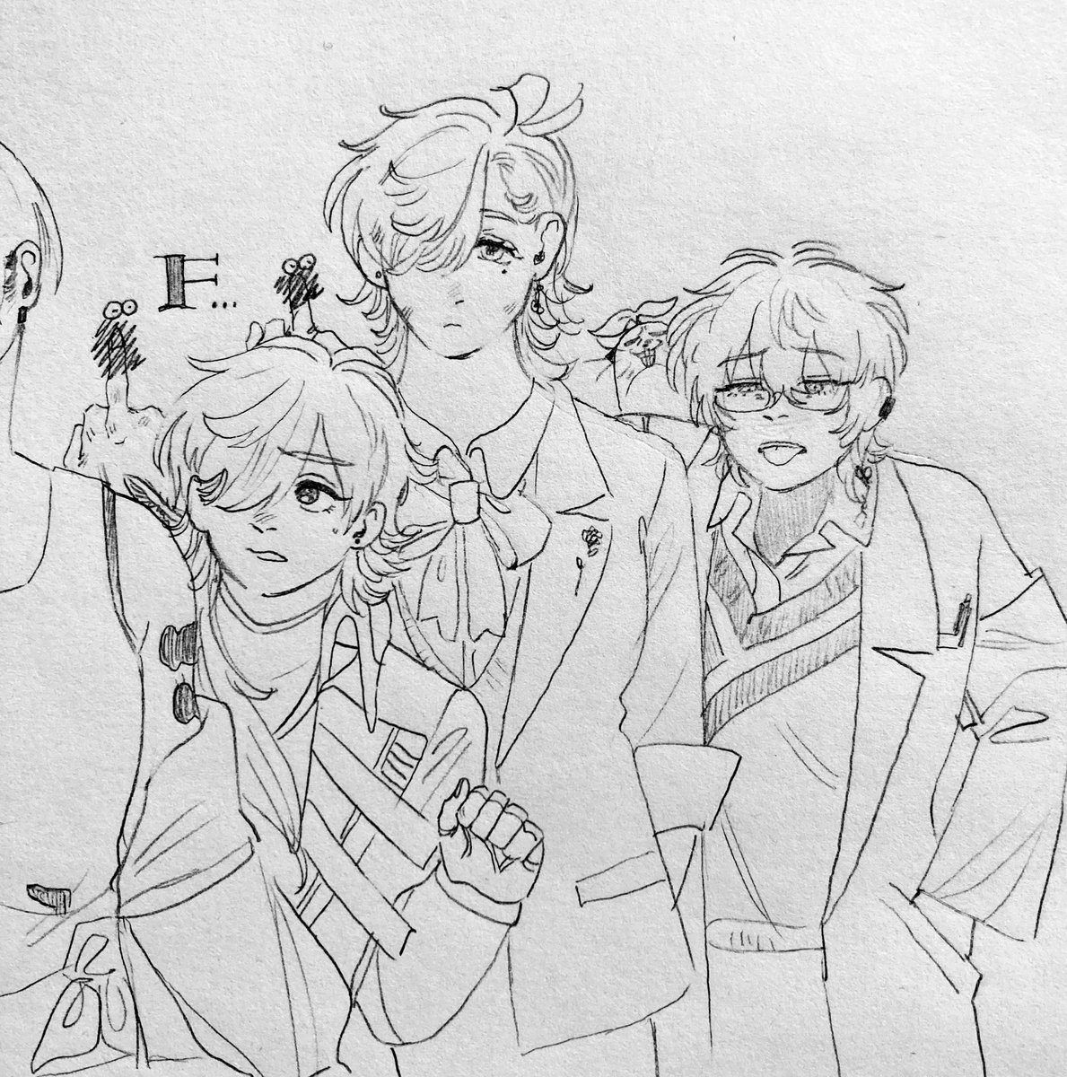 🌈(TS二次創作)工デ  絡まれ相手に背後から強気な年長者達 