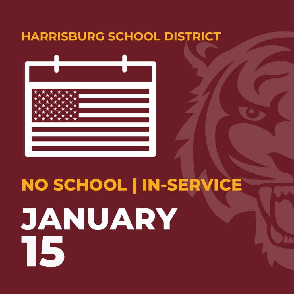 A reminder there will be NO SCHOOL Monday, January 15th. 🐾