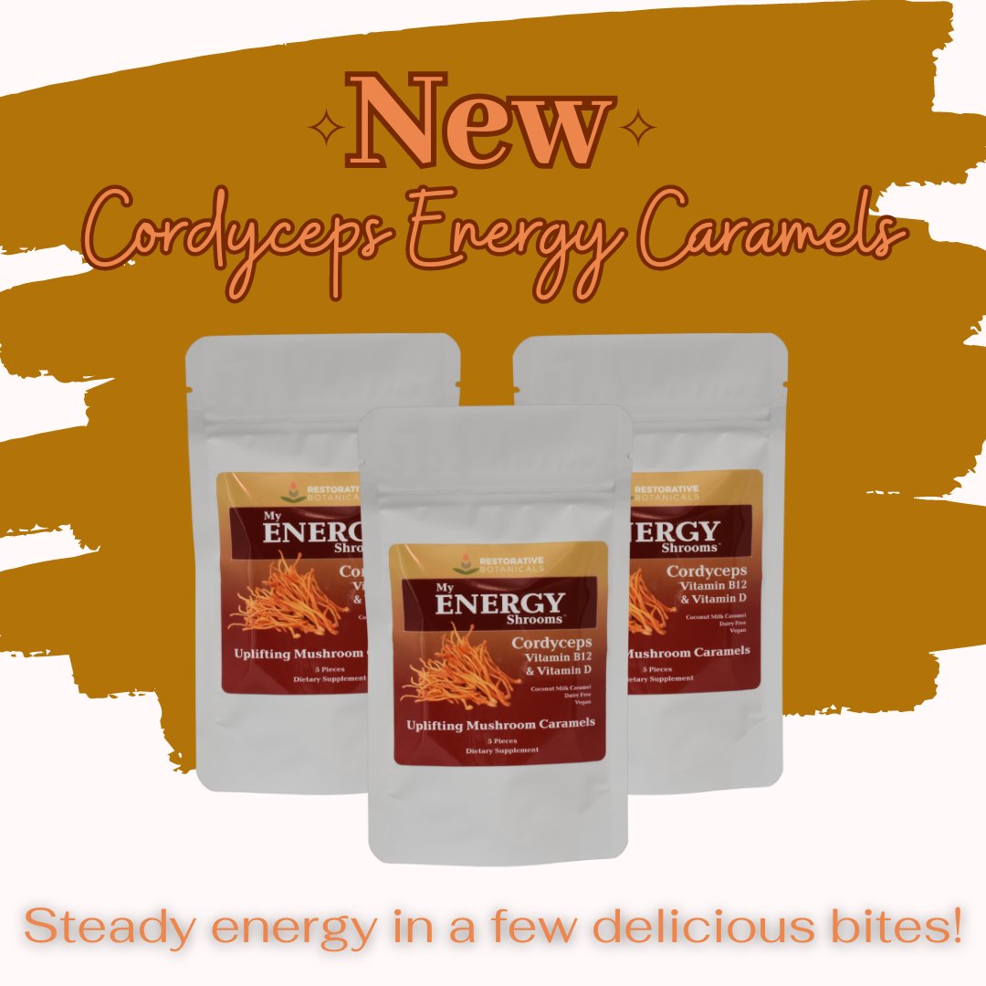 NEW PRODUCT ALERT! 

Check out our new Cordyceps Energy Caramels 😍

Get them for free in your order of $60 or more this weekend!