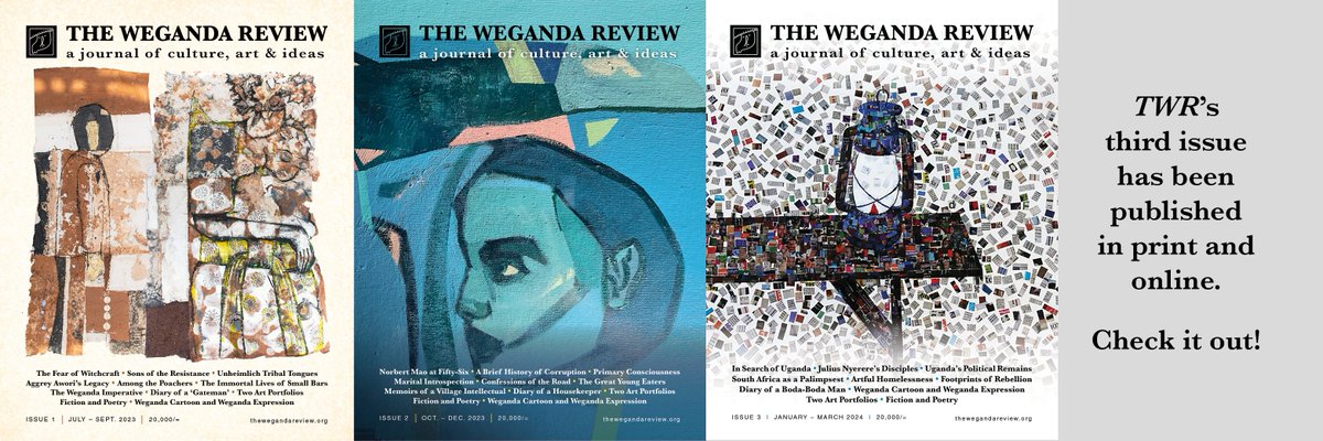 The third issue of The Weganda Review was published this weekend. We encourage you to get yourself a copy: