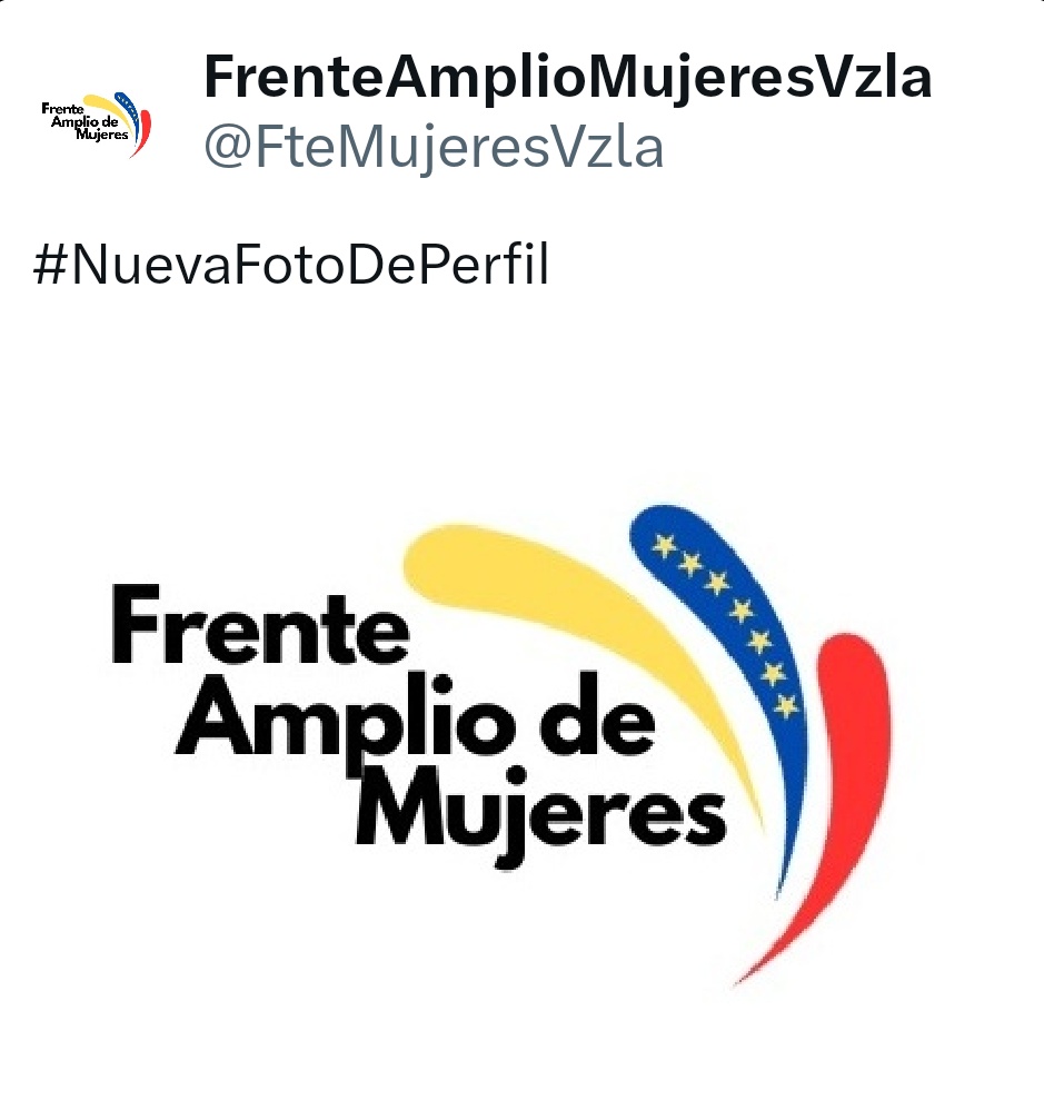 FteMujeresVzla's tweet photo. Feliz año 2024 para toda Venezuela.
Este año comenzamos con nuevo logo, un logo más fresco, inclusivo y en movimiento.
Seguimos en la lucha por una Venezuela libre para todos por igual. https://t.co/ayjhS3ZmoF