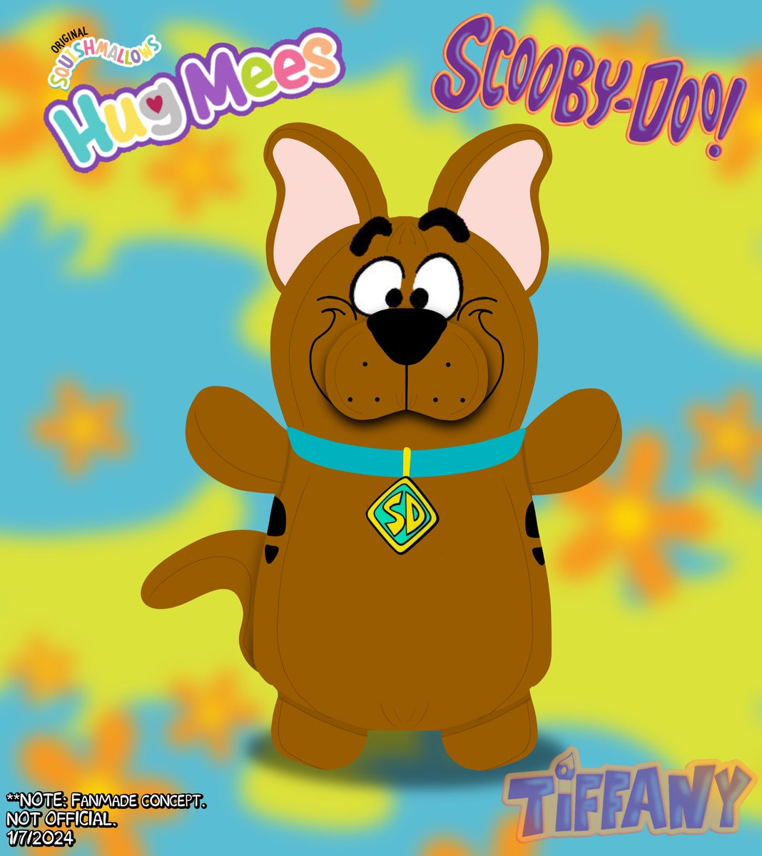 TiffanyArtist56's tweet photo. #ScoobyDoo HugMee squishmallow concept
#Squishmallows #scoobydoo #scoobydoofanart #Squishmallow #HugMees #SquishmallowHugMees #squishmallowfanart #Squishmallowsconcepts #fanmadeSquishmallowsconcepts #fanart #procreate #digitalart https://t.co/bCkV0v9C4l