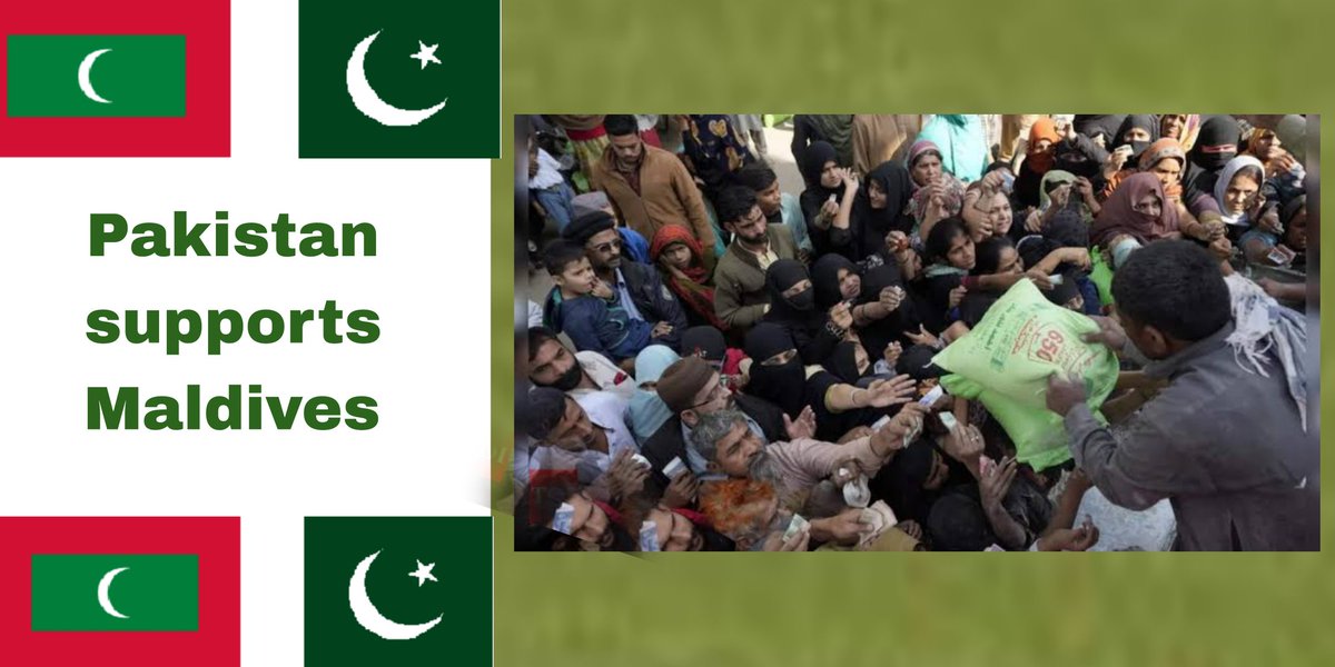 RealBababanaras's tweet photo. BREAKING : Pakistanis 🇵🇰 supporting Maldives amid Indians 🇮🇳 are boycotting visit to Maldives, Pakistanis said that If Maldives can arrange free air tickets, accomodation and 5 kg Atta in return gift, Pakistanis may visit Maldives.

#BycottMaldives #VisitLakshadweep https://t.co/Ga0ao9Xass