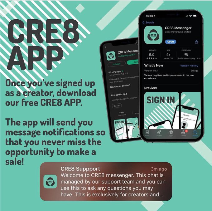 Models Checkout this great new app i&rsquo;m using cre8 models sign up here https://t.co/qG1Fw2nj6E https://t