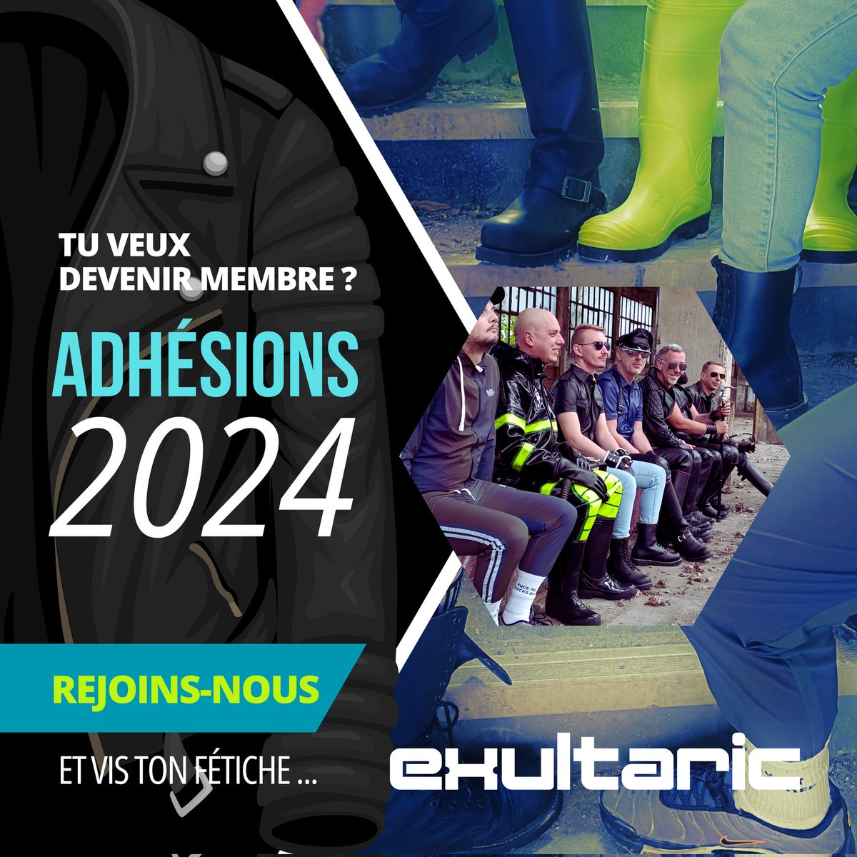 exultaric's tweet photo. La TEAM Exultaric Lille vous souhaite une très belle année fétiche et souhaite vous retrouver parmi ses membres ➡️ https://t.co/u5zVGr4bCI
Merci d'avance à tous et rendez-vous avec la famille EXULTARIC pour vivre encore de nouvelles aventures en 2️⃣0️⃣2️⃣4️⃣  ! 👍🤝👏🤘💪🫵💙🖤💙🖤❤️ https://t.co/rmY7JsOB0Z