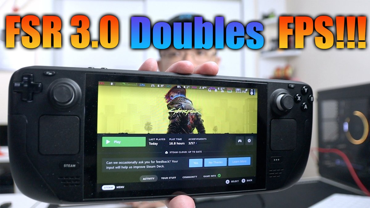 double your fps on steam deck with this fsr 3 mod!!! #steamdeck #gaming youtu.be/uuk1hRXm8i0