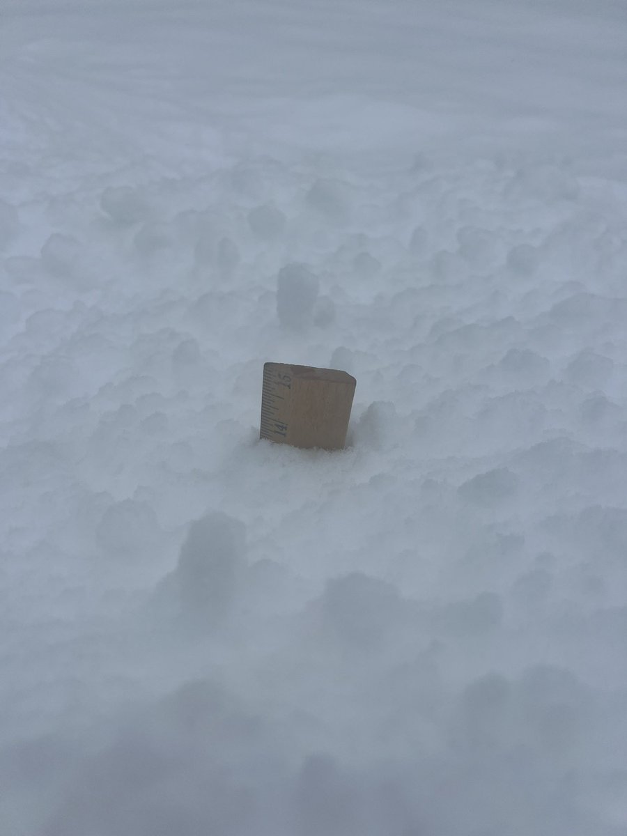 25_joshwhite's tweet photo. about 13.5” in Goshen 10:30am @bobmaxon @ryanhanrahan @_RachaelTV @RachelFrank_CT https://t.co/Qf2W5RLBmk