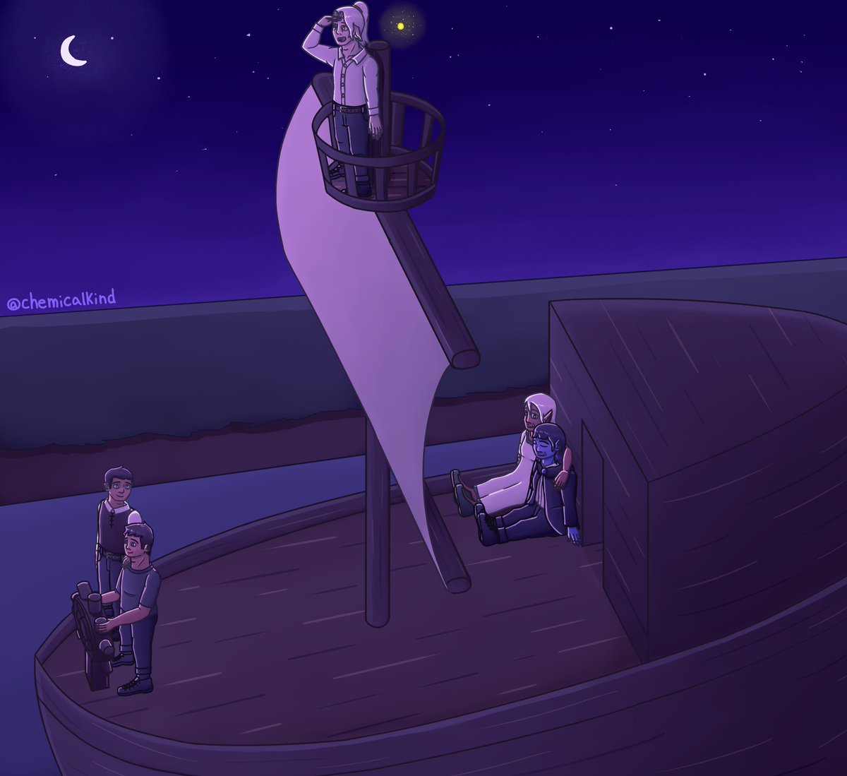 chemicalkind's tweet photo. Here's the third mates and co. on the SS Alette for @pseudosoda for #naddpodgifting !! 💙💚💙
#naddpod #eldermourne https://t.co/HYiBTMlZpO