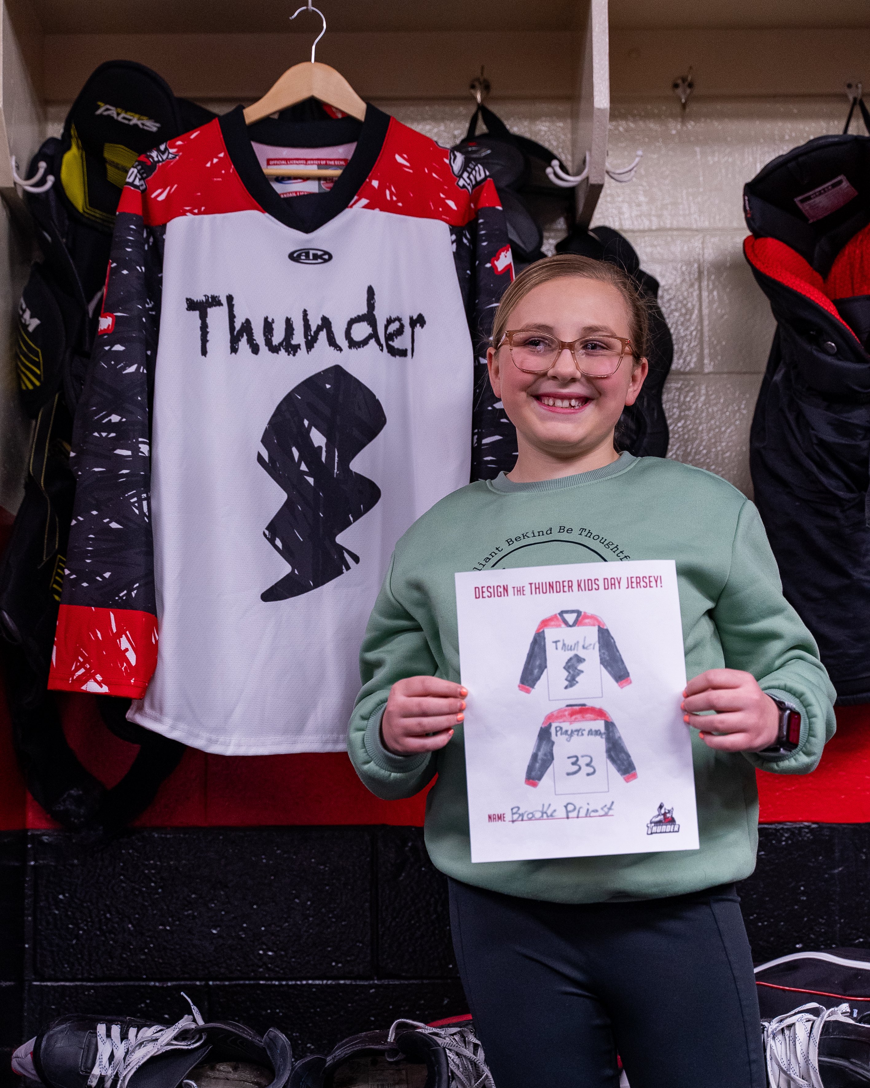 Thunder jersey clearance kids