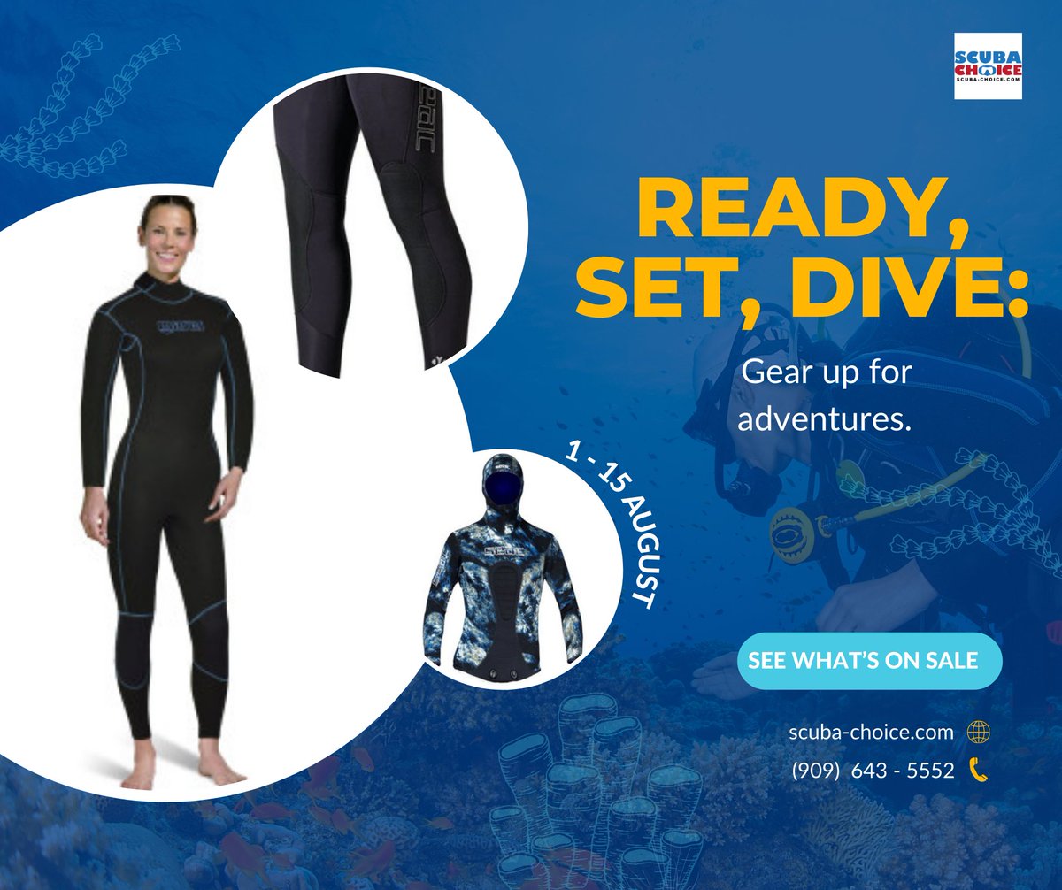 Discover the freedom of movement underwater with gear designed for exploration. 

#DiveGear #ExploreTheDepths