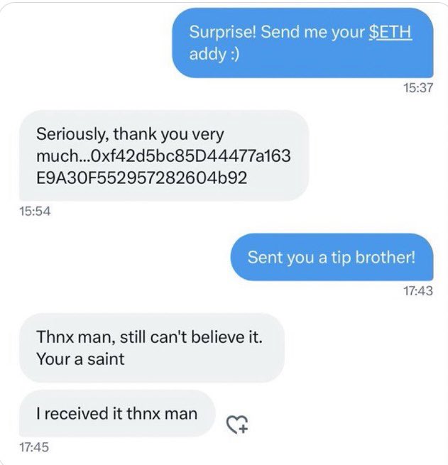 CryptoAnalyst08's tweet image. A lucky person will win $3,500 in SETH

To enter:
Follow me
RT® and like
Drop your wallet address!