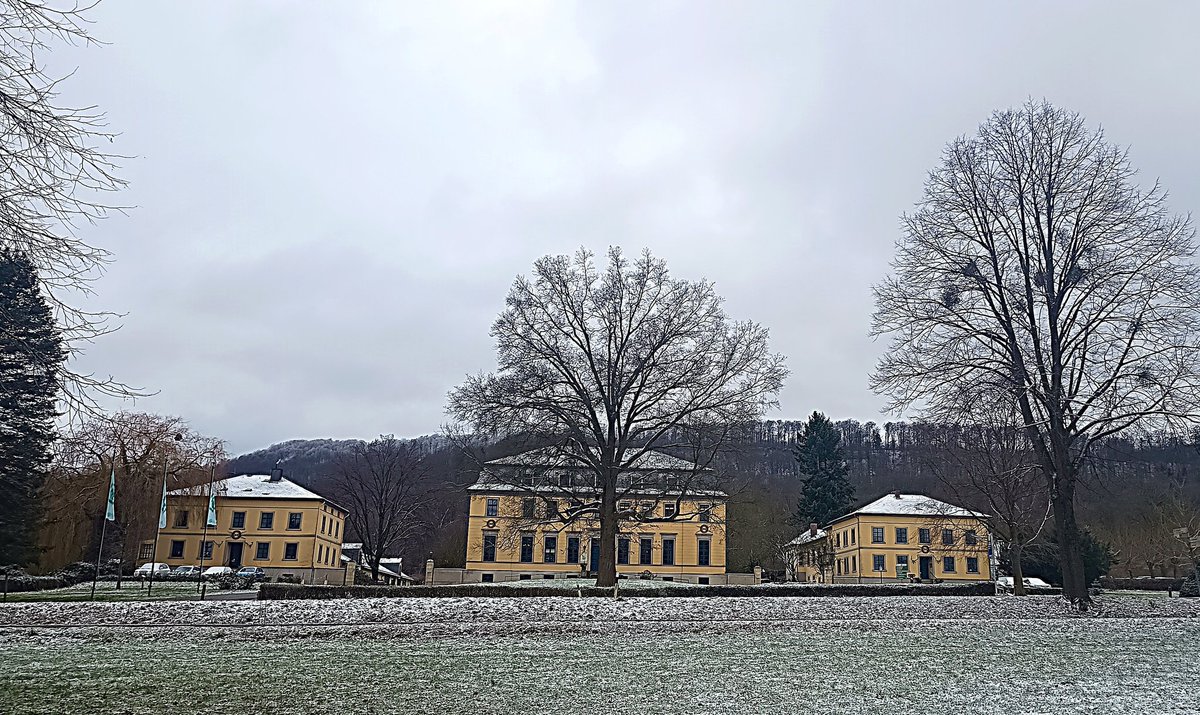 squirrelpics1's tweet image. Jagdschloss #Springe bei graukaltem Winterwetter