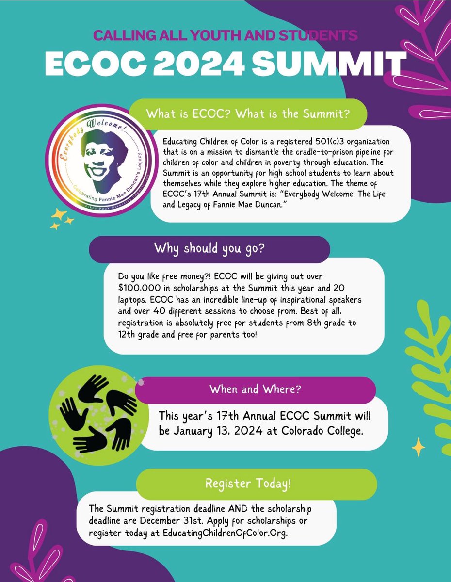 It’s almost that time😍🤩🤓!! I get very pumped  and absolutely need out when I get to talk and share on the things I’m passionate about- like #GIFTEDequity ! @ECOCSummit #doingthework #beingthechange #everyoneiswelcome #itmatters