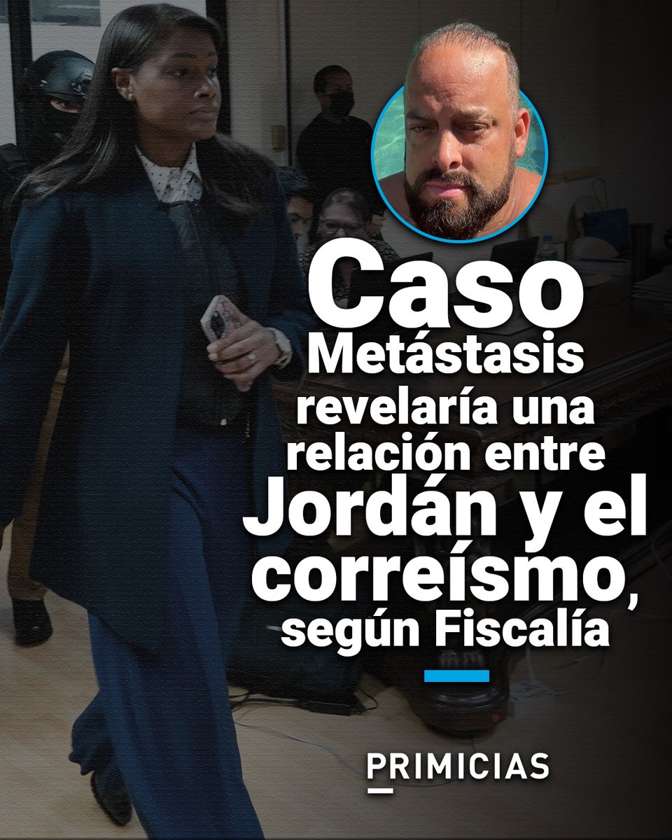 Primicias's tweet photo. #CasoMetástasis | En chats entre Xavier Jordán y Leandro Norero hay menciones a RC. La Fiscalía asegura que la red del narcotraficante tenía influencia política. https://t.co/IgvMkXhi5L https://t.co/LdZpNFzTSv