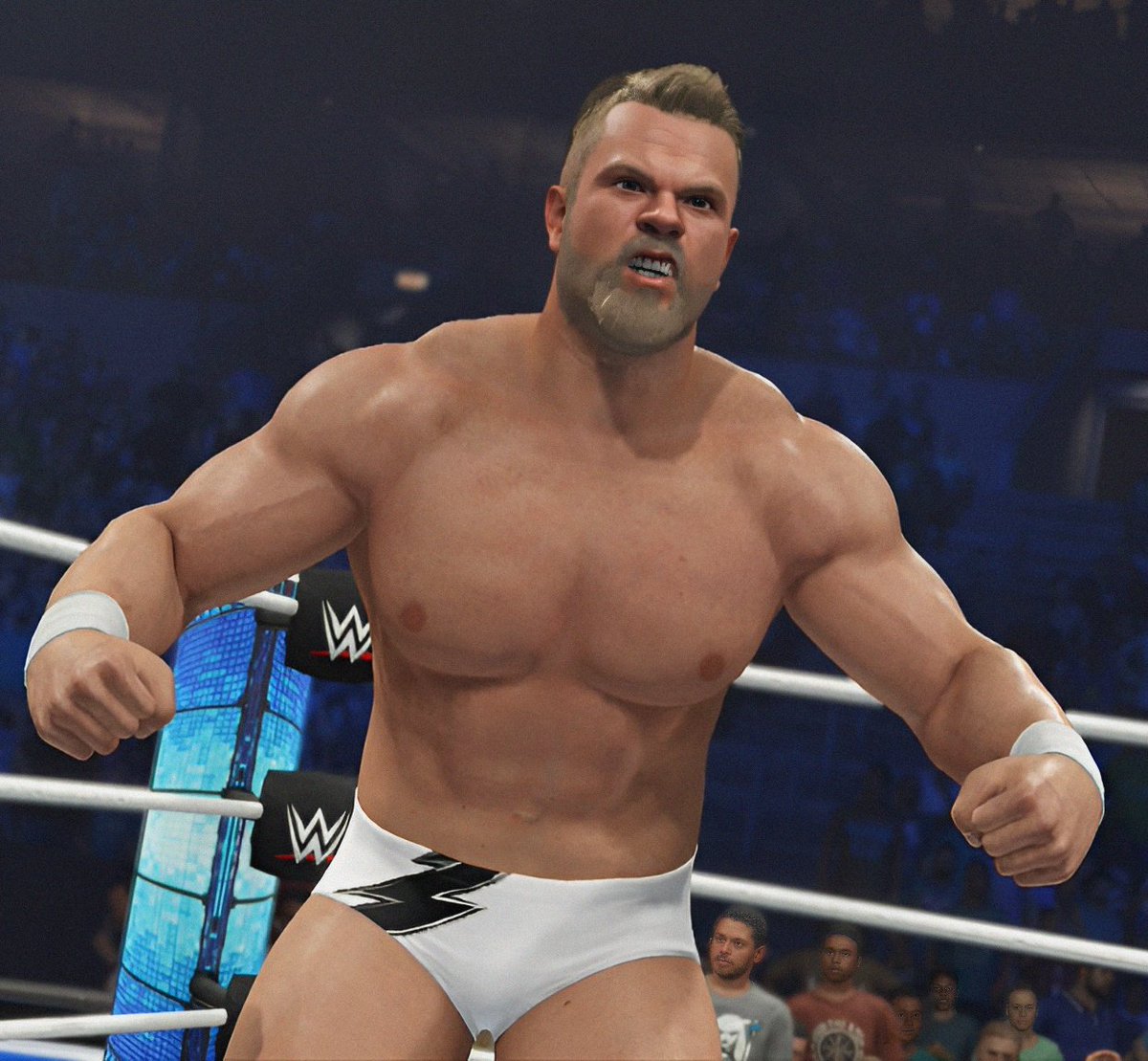 JuvenilePrince0's tweet photo. Alex Hammerstone is officially uploaded to Community Creations & is available for download!
You can use the hashtag: "juvenileprince" for easy access to this creation!!!
(Once again credit to @PAC_Creates for the face texture)
#WWE2K23 #XboxSeriesS #AlexHammerstone #WWE2K https://t.co/NfjclpLtWU