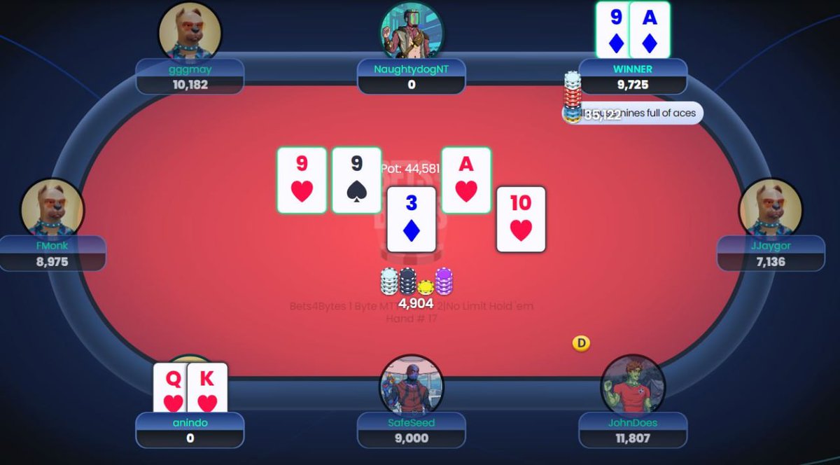 kuriapasu's tweet photo. Another great TGE tester game on @Virtue_Poker with the #bets4bytes @NeoTokyoCode degen poker crew ๐ค
Season 24 officially kicks off today at 4pm EST! https://t.co/t0LZ6eRxR9