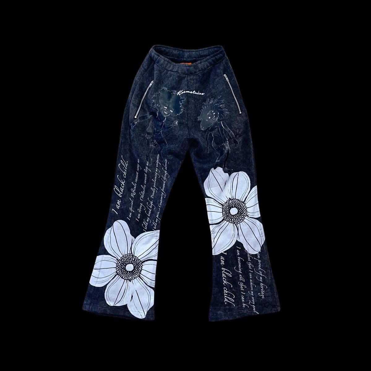 KeemStudios's tweet photo. ‘Iamblackchild’ sweatpants available now on https://t.co/sYqoWk9uEd https://t.co/Iak9VKtkw3