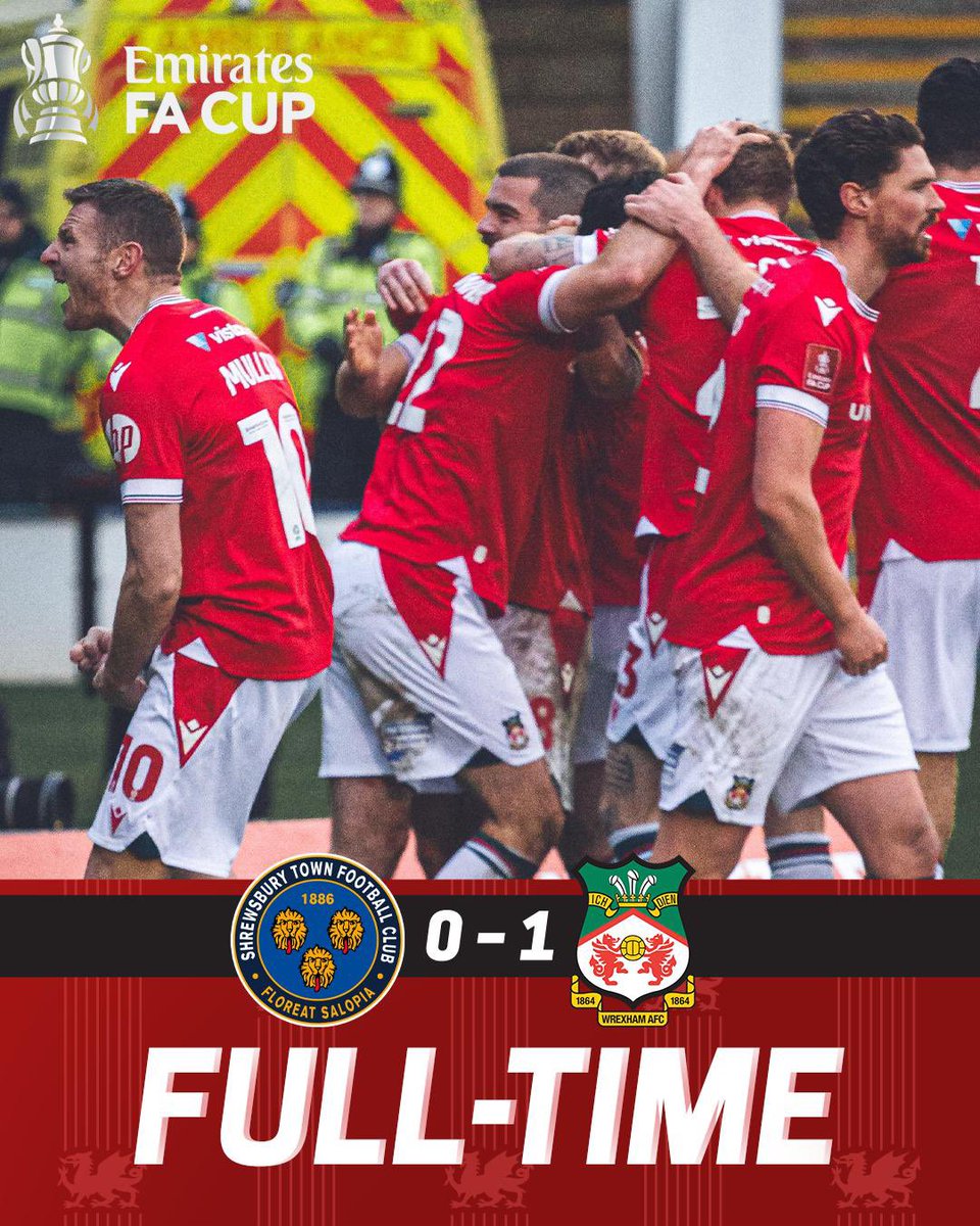 WREXHAM WIN ON DERBY DAY!!! 

🔴⚪️ #WxmAFC