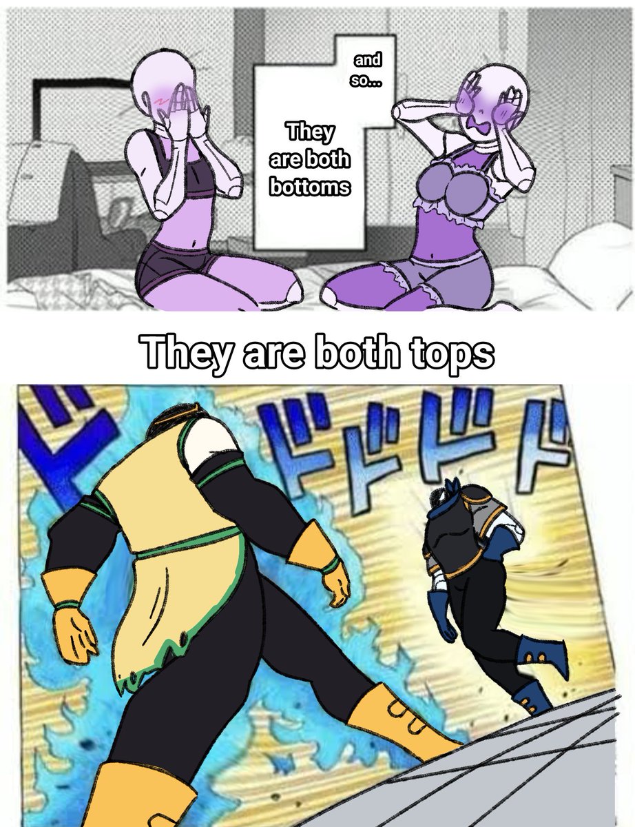 BibiGoat96's tweet photo. I love role inversion and Top x Top 👀✨

~💛💙~

#digitalart  #commissions #undertale #underverse #dreamsans #swapsans #blueberrysans #Dreamberry #crossmare  #undertail https://t.co/jiRaJ9UZCP