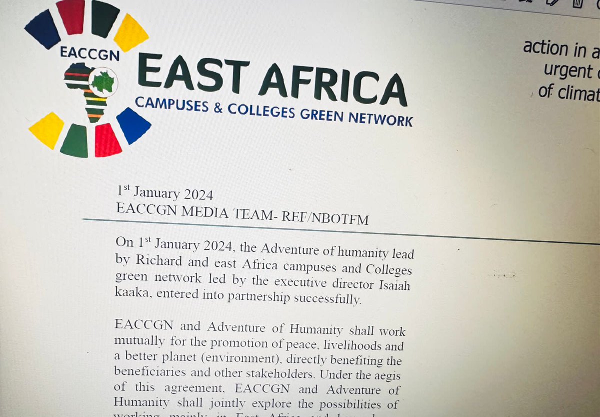 East Africa Campuses and Colleges Green Network tweet media