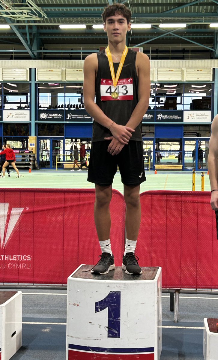 VenusDix's tweet photo. Successful competition for Jaiden’s long jump at indoors Cardiff athletics competition won gold and PB 6.12 😍 https://t.co/WaPYvIDif6