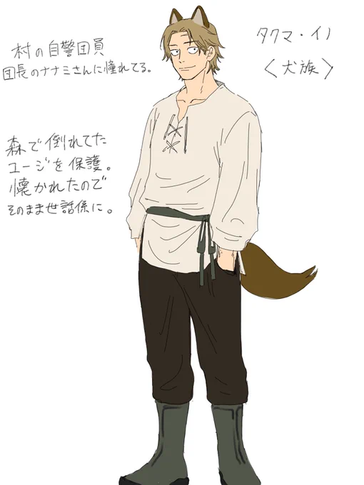 異世界獣人パロのフワッフワ設定 