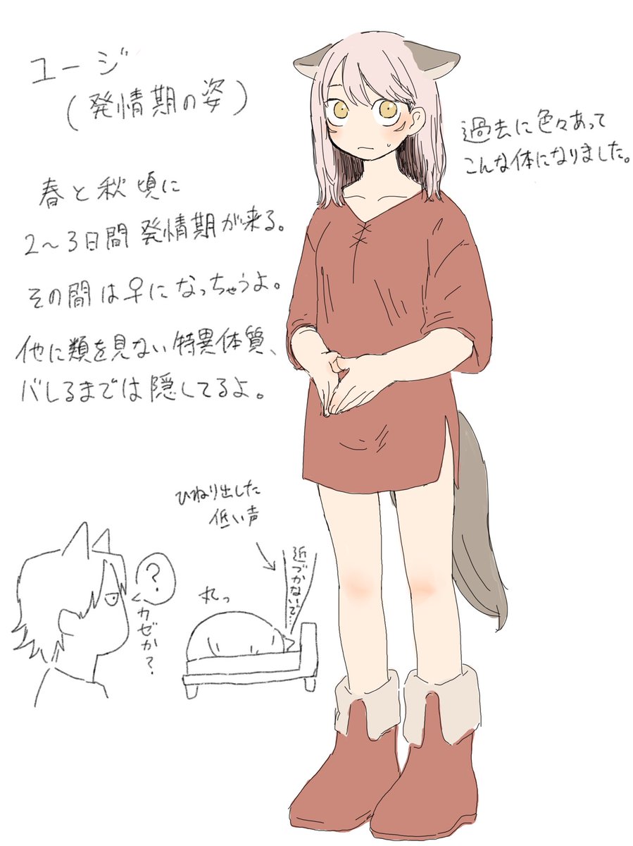 異世界獣人パロのフワッフワ設定 