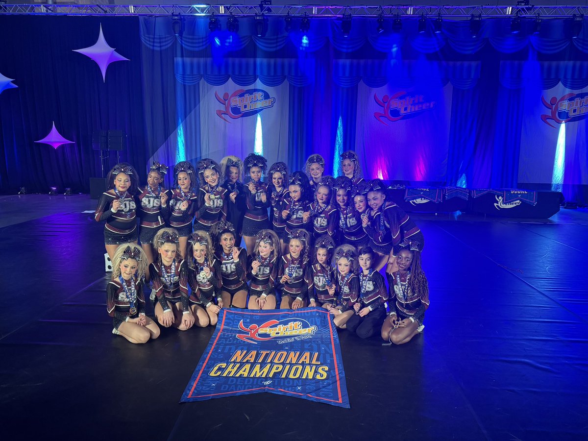S_JerseyAllDay's tweet photo. Beast of the East Medium Junior Level 4 Champs, Brellas ☂️
#spiritcheer #champs #junior4 #sjsjerseysbest https://t.co/qeKhkm9n90