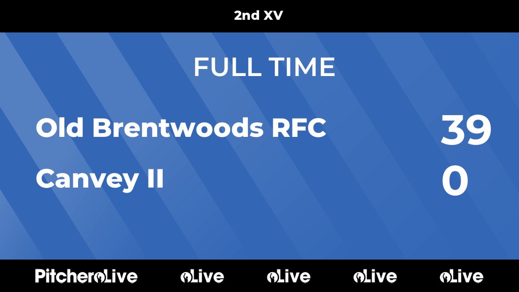 FULL TIME: Old Brentwoods RFC 39 - 0 Canvey II
#OLDCAN #Pitchero
obrfc.org/teams/51163/ma…
