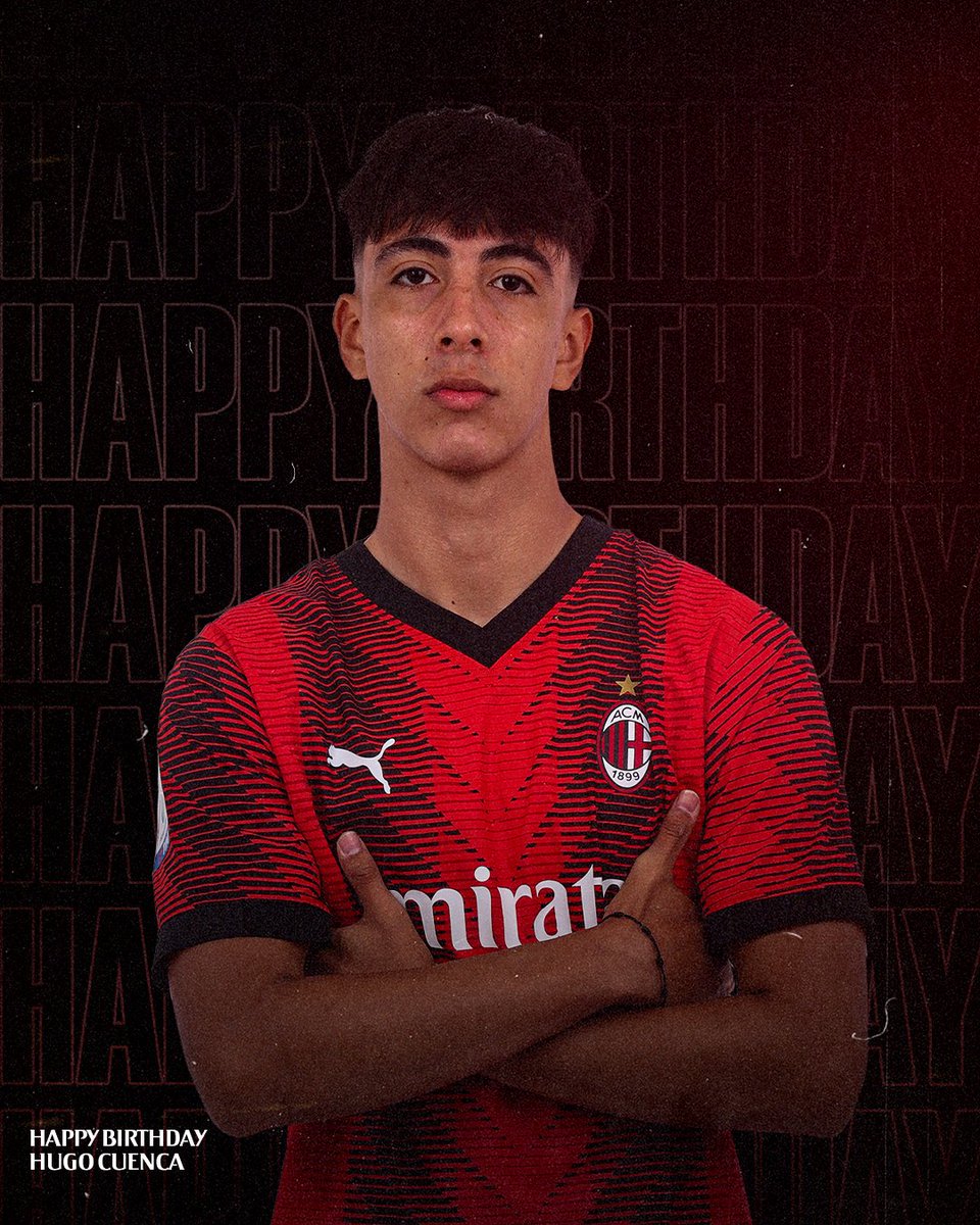 acmilanyouth's tweet photo. ¡Feliz cumple, Hugo! 🇵🇾🎂 

#SempreMilan #MilanPrimavera https://t.co/y20pARL02F