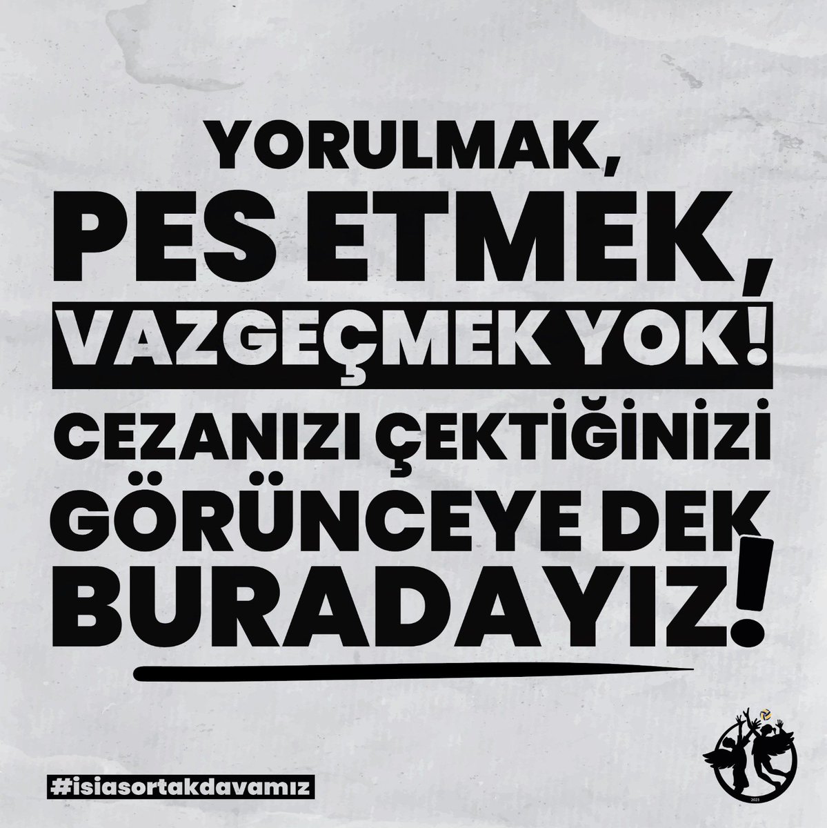 Biz bu yola baş koyduk sonuna kadar adalet arayışımız devam edecektir ♾️  #isiasortakdavamız #isiaskatilleriolasıkastlayargılansın #osmançetintaş