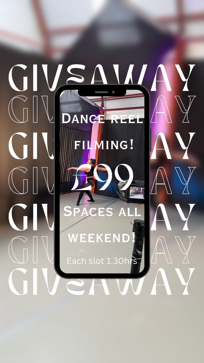 JANUARY SHOWREEL DEAL‼️
-
Head to our Instagram for more details!!
-
Spaces filling quickly!
#SMYR #Dancers #PleaseRetweet #Share #Dance #Showreel