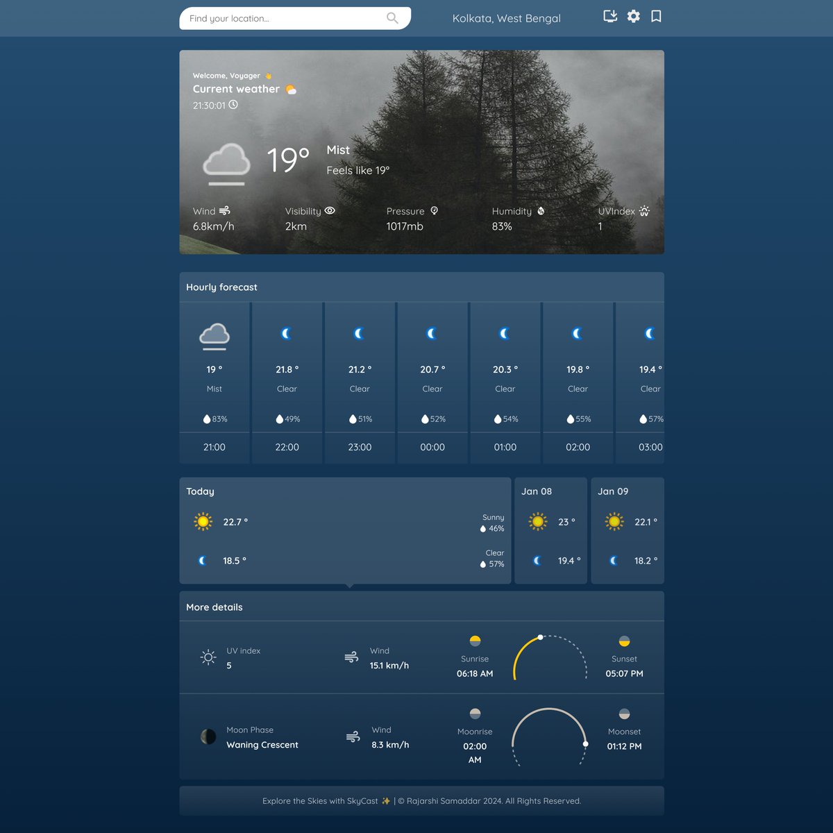 techrahis's tweet photo. Migrated SkyCast from Vanilla React to Vite React App with some best practices. Check out live at https://t.co/w3SDfqoj2M and the source code is available at https://t.co/23i6HUNWBW. #reactjs #webdeveloper #100DaysOfCode #100daysofcodechallenge https://t.co/EnmZXkNjGJ