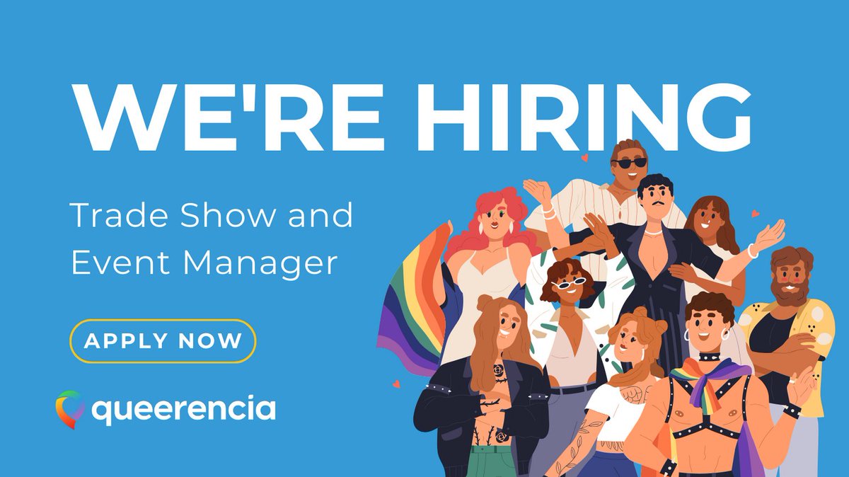 We’re looking for a Trade Show and Event Manager 👀

If you’re passionate, outgoing, and have experience planning trade shows and/or festivals, we want to hear from you. Learn more and apply 👉 ziprecruiter.com/c/Queerencia/J…
