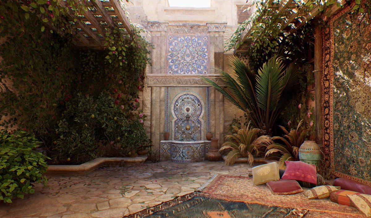 Xaineb1's tweet photo. Dear @assassinscreed @Ubisoft 

Stop making your games so distracting!! 😡 I’m struggling to focus on the story missions with all the beauty from design, language and architecture! https://t.co/hb48hBSClO