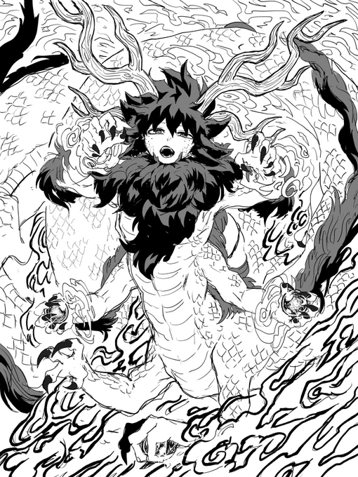 今年はいっぱい🐉描きたい
がお 