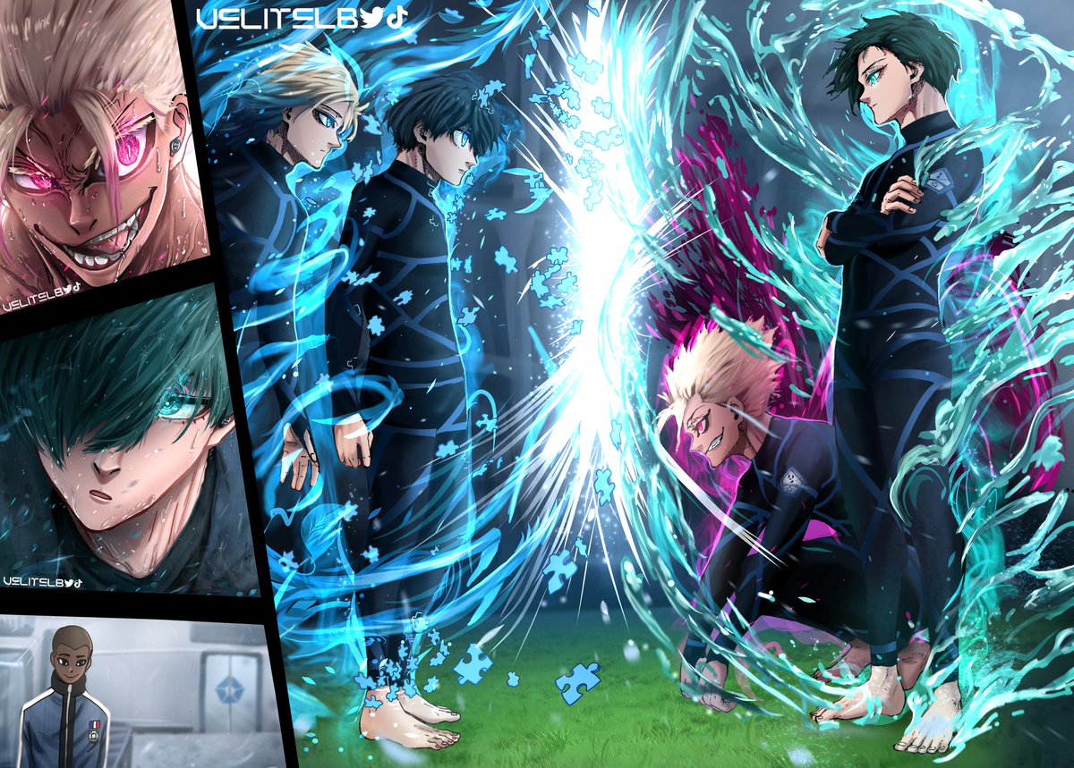 Uelitelb's tweet photo. FOUR GOATS.
#bluelock #manga https://t.co/PLMXaoI53R