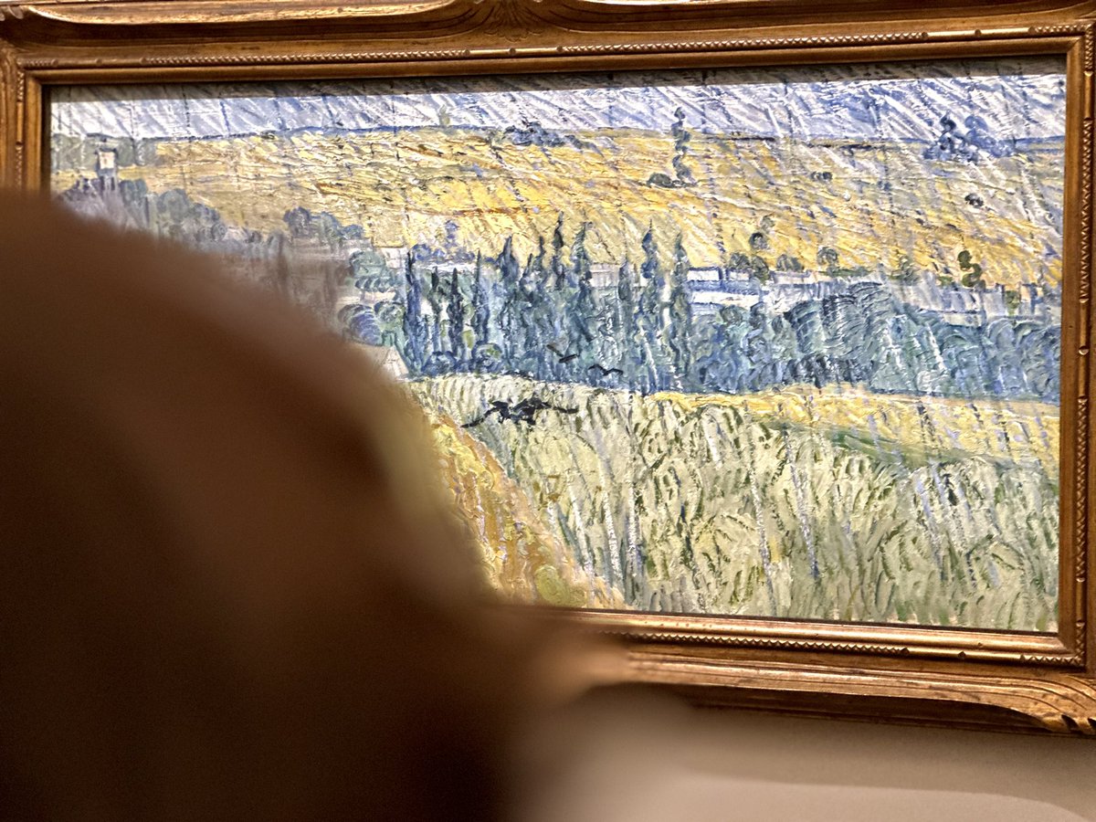 This compelling portrait of rain is one of those, in the deeply moving exhibition about the last year of Van Gogh’s life at Musée D’Orsay, that reminds you that VG reinvents the brush stroke. Together with Rothko (yesterday’s post) two reasons on their own to got to Paris soon.