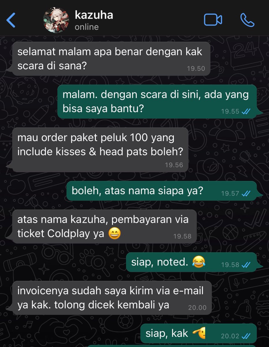 redamancyp_'s tweet photo. #kazuscara one tweet au; concert date.

emang ya kazuha si paling tiba-tiba udah dapet tiket padahal diem-diem terus. https://t.co/HSK8ewyZTq